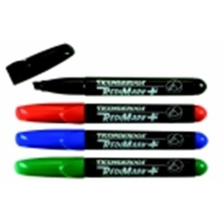 TICONDEROGA Ticonderoga Chisel Tip No Odor Permanent Markers; Set 4 335843